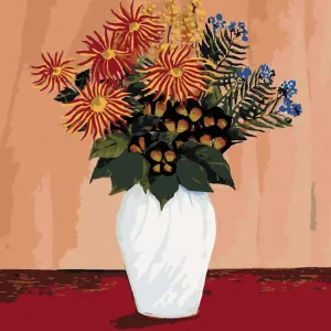 Diamond painting - BLUMENSTRAUSS (HENRI ROUSSEAU) Ausverkauf
