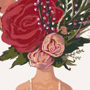 Jetzt Bestellen Diamond painting - BLUMENFRAU UND ROSEN