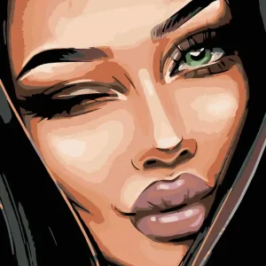 Abverkauf Diamond painting - ZWINKERN