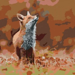 Diamond painting - FUCHS IM WALD Geld-Zurück-Garantie