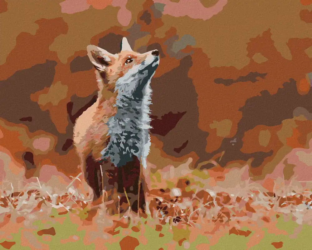 Diamond painting – FUCHS IM WALD Geld-Zurück-Garantie