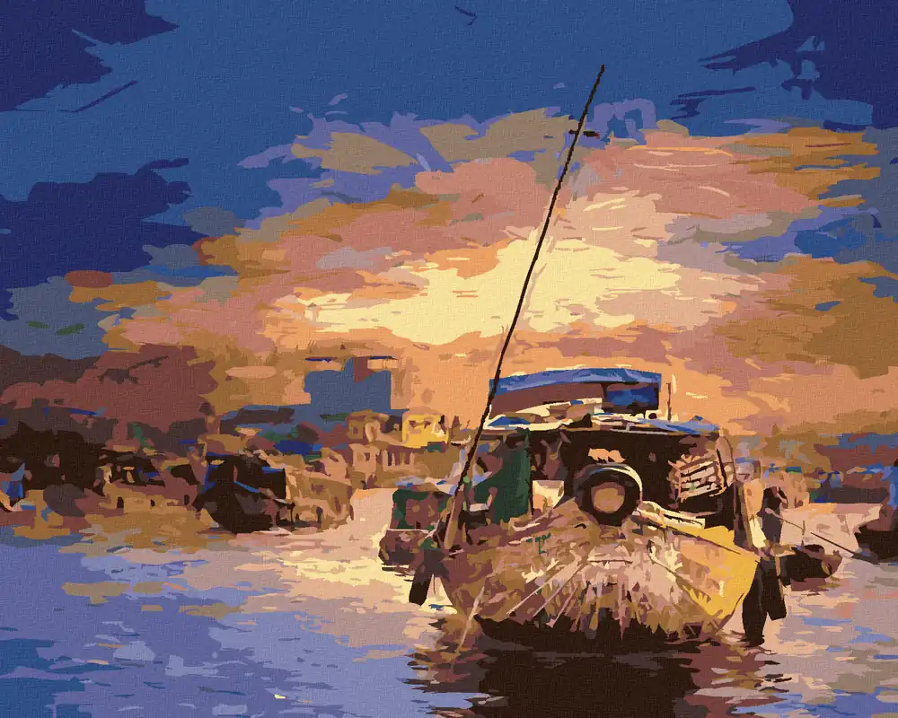 Sonderaktion Diamond painting – BOOTE IN VIETNAM