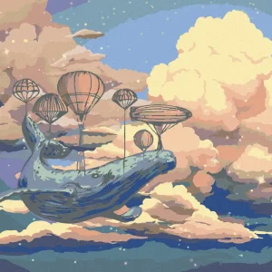 Jetzt Kaufen Diamond painting - FLIEGENDER WAL