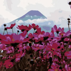 Diamond painting - WILDBLUMEN IN DEN BERGEN Neu Im Sortiment