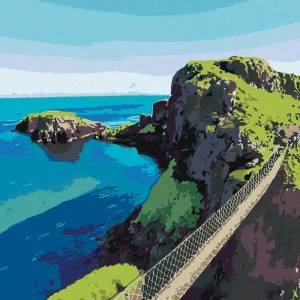 Saisonangebot Diamond painting - SEILBRÜCKE IN NORDIRLAND
