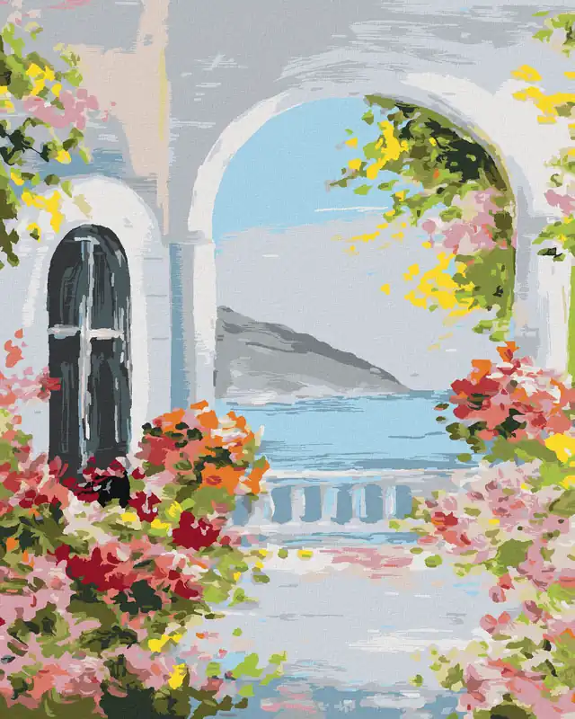 Neue Ware Diamond painting – SOMMERHAUS AM MEER