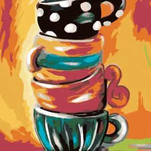 Knallerangebot Diamond painting - GEMALTE TASSEN