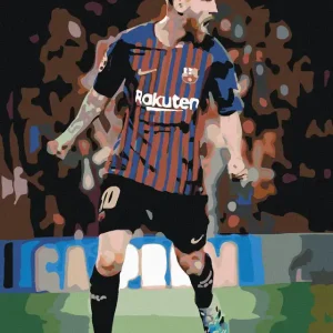 Rabatt Diamond painting - LIONEL MESSI