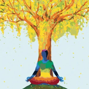 Diamond painting - YOGA UNTER EINEM BAUM Billig