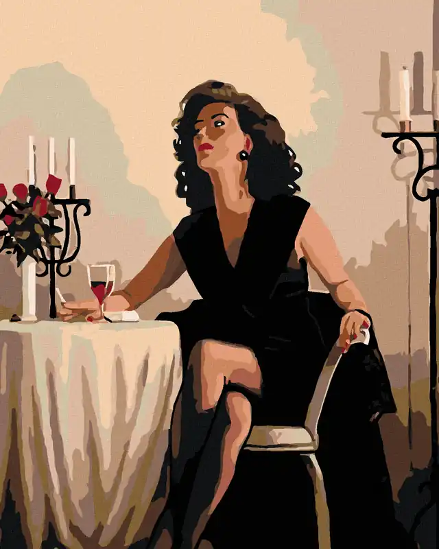 Mega-Angebot Diamond painting – WARTEN VOR DEM ABENDESSEN