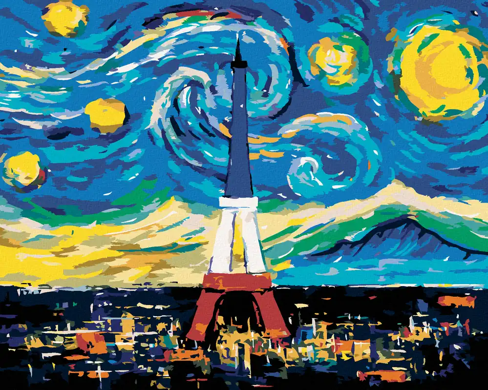 Diamond painting – EIFFELTURM VON VINCENT VAN GOGH Ausverkauf