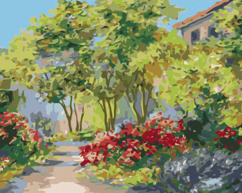 Letzte Chance Diamond painting – HAUS IM SOMMERWALD