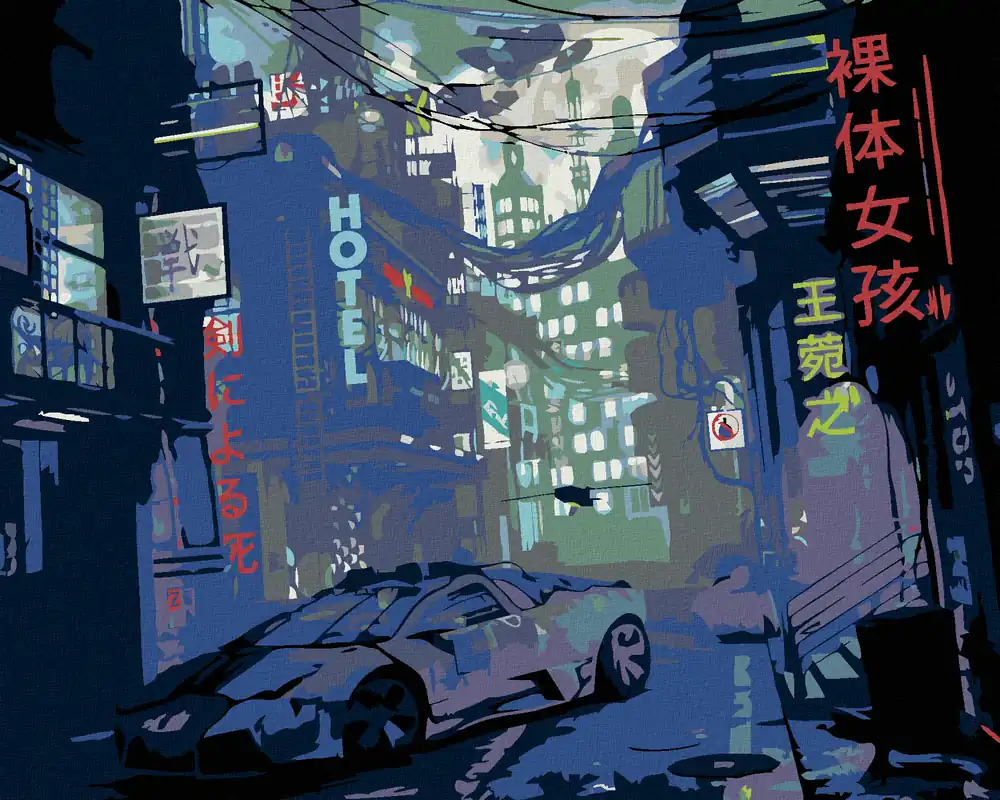 Diamond painting – CHINATOWN Nur Für Kurze Zeit