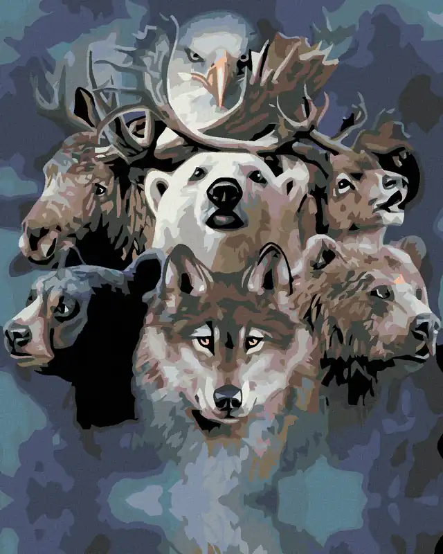 Exklusiv Diamond painting – WILDNIS