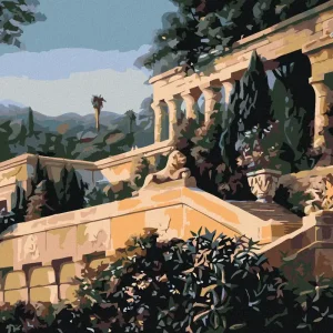 Direktkauf Diamond painting - ARCHITEKTUR IM GARTEN