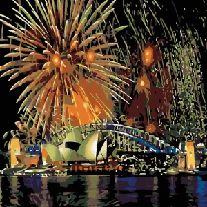 Neuheit Diamond painting - SYDNEY