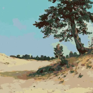 Ausverkauf Diamond painting - KIEFER AUF SAND (IVAN SHISHKIN)