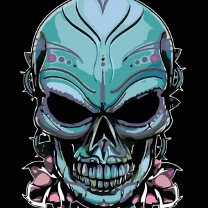 Heißes Angebot Diamond painting - DUNKLER TOTENKOPF