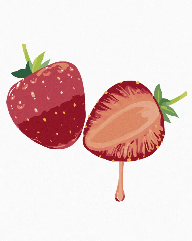 Diamond painting – ERDBEEREN Preis Gesenkt