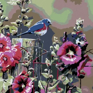 Kostenfreie Lieferung Diamond painting - BLÜHENDER HIBISKUS