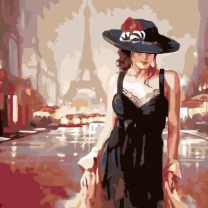 Großhandel Diamond painting - FRAU IN PARIS