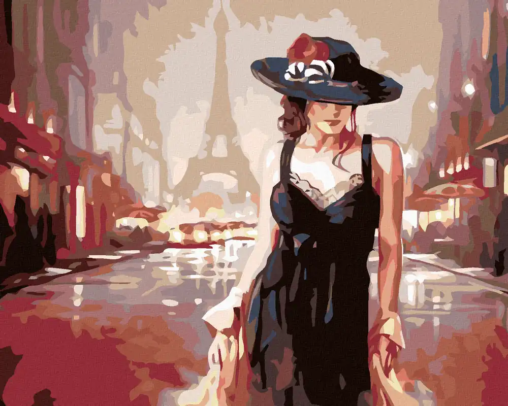 Großhandel Diamond painting – FRAU IN PARIS