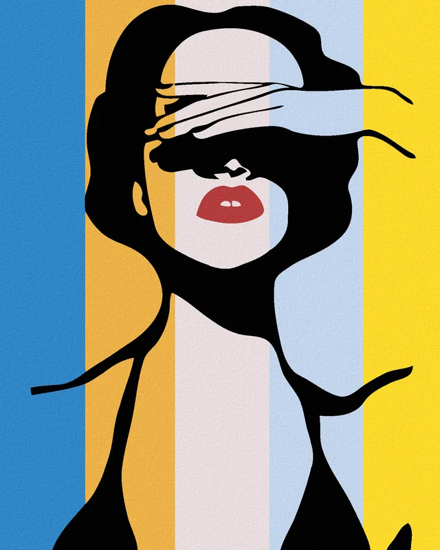 Solange Der Vorrat Reicht Diamond painting – AUSSCHAUENDE DAME