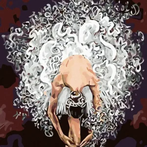 Diamond painting - BALLERINA IN VERBEUGUNG Expressversand