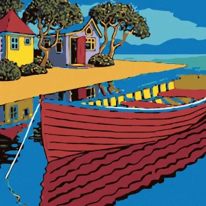 Schnäppchen Diamond painting - FLACHBOOT