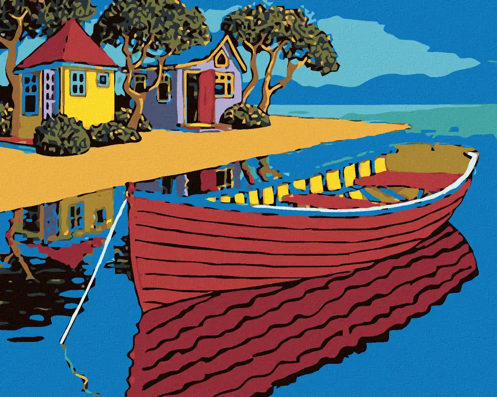 Schnäppchen Diamond painting – FLACHBOOT