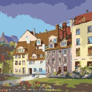 Diamond painting - REIHENHÄUSER Ausverkauf