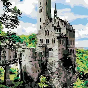 Diamond painting - RITTERBURG Begrenztes Angebot