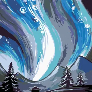 Diamond painting - POLARLICHT Ausverkauf