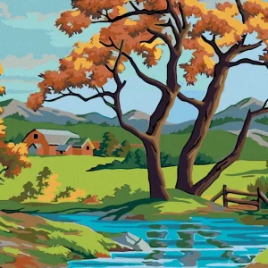 Angebot Diamond painting - BAUM AM BÄCHLEIN