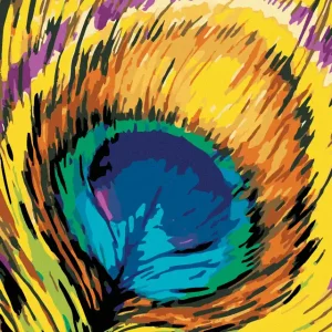 Diamond painting - EIN PFAUENFEDER Heute Kaufen