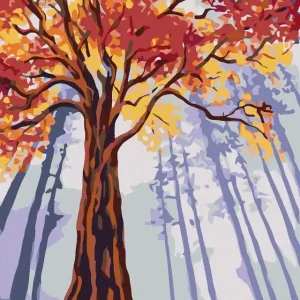 Angebot Diamond painting - GROßER HERBSTBAUM