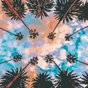 Diamond painting - HIMMEL ÜBER DEN PALMEN Saisonangebot