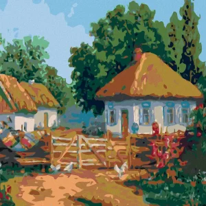 Super-Preis Diamond painting - DORFHÄUSCHEN