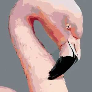 Kostenfreie Lieferung Diamond painting - ROSA FLAMINGO