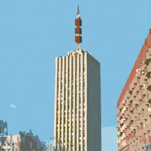 Expressversand Diamond painting - WOLKENKRATZER