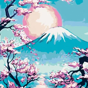 Diamond painting - SONNENAUFGANG ÜBER DEM BERG Bestpreis