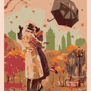 Diamond painting - HERBSTROMANZE Markenware