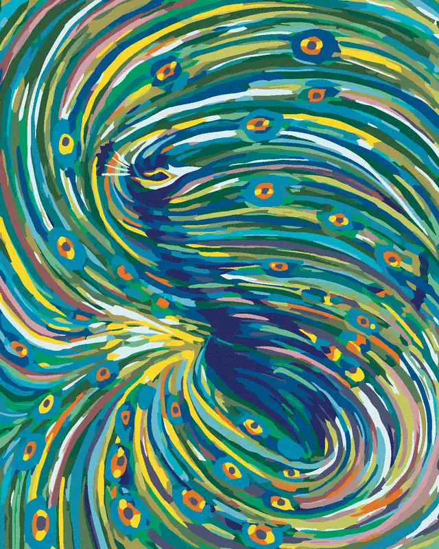 Diamond painting – FARBIGER PFAU Jetzt Kaufen