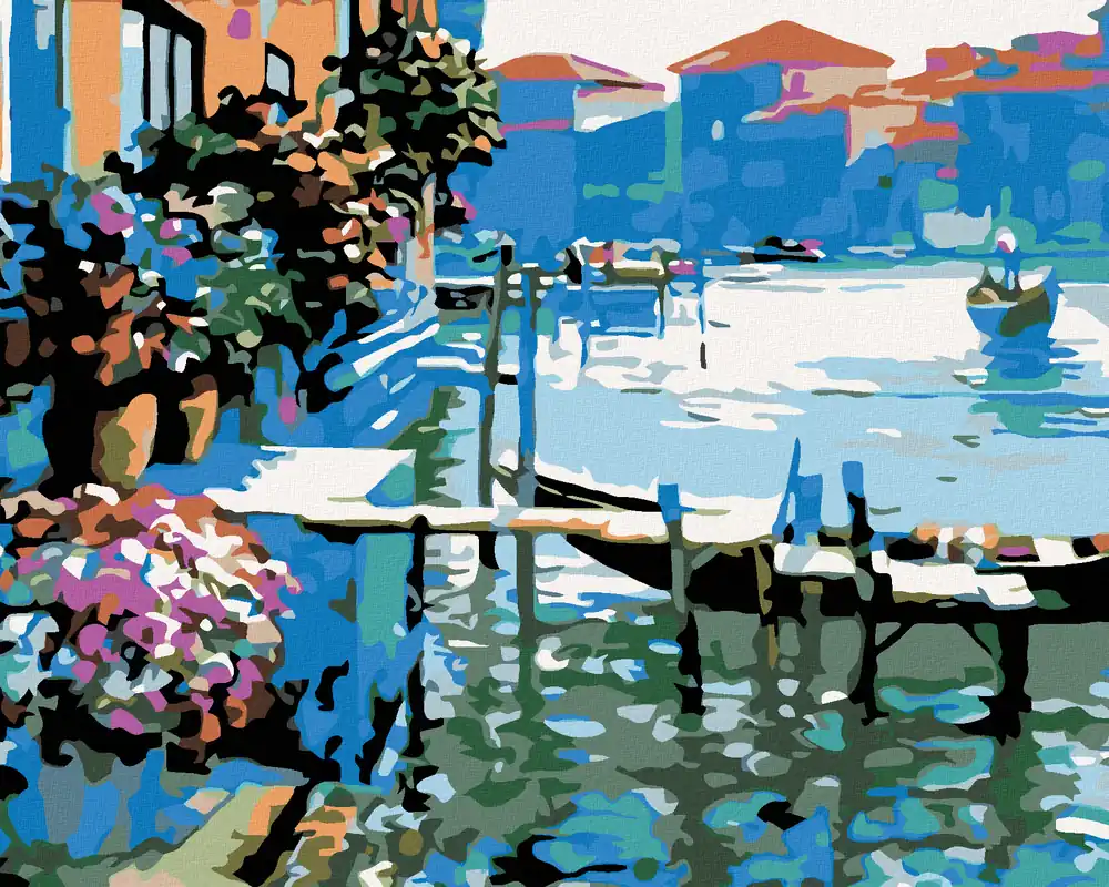 Diamond painting – FLACHBOOT AM HAUS Limited Edition