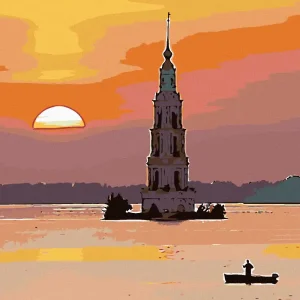 Diamond painting - ZIER-LEUCHTTURM UND FISCHERMANN Sofort Bestellen