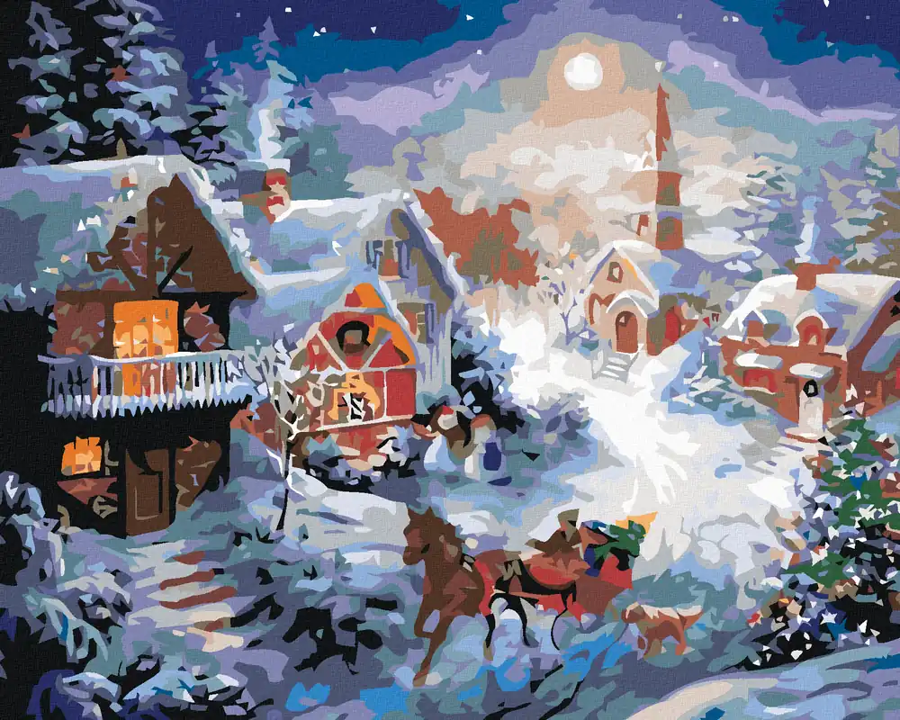 Diamond painting – WIR FAHREN SCHLITTEN Letzte Chance