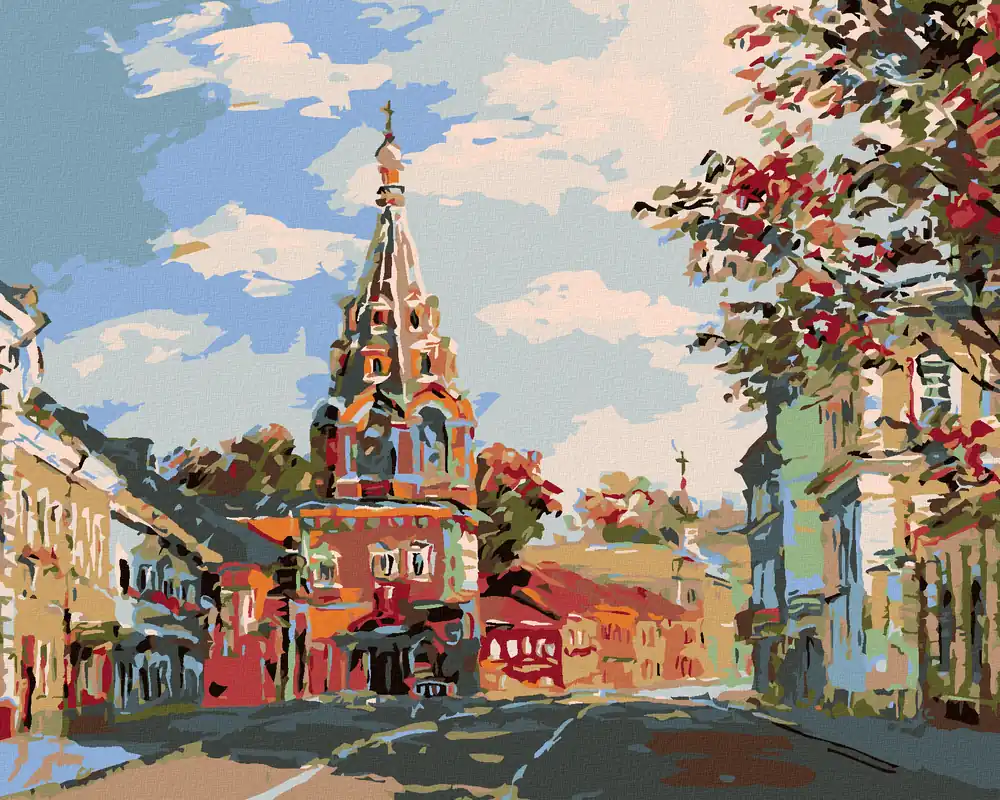 Markenware Diamond painting – KIRCHE IN DER VORSTADT