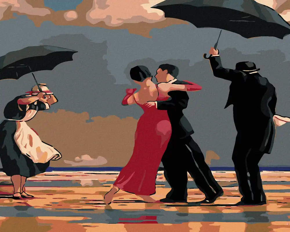 Diamond painting – TANZ AM STRAND I Mega-Angebot