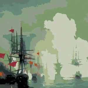 Diamond painting - SCHIFFE IM NEBEL Ausverkauf