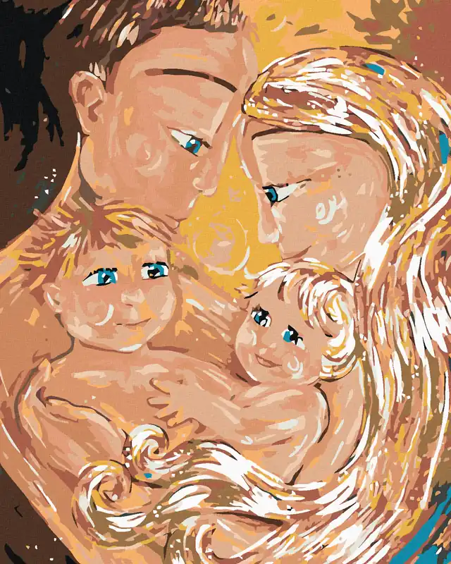 Abverkauf Diamond painting – FAMILIE